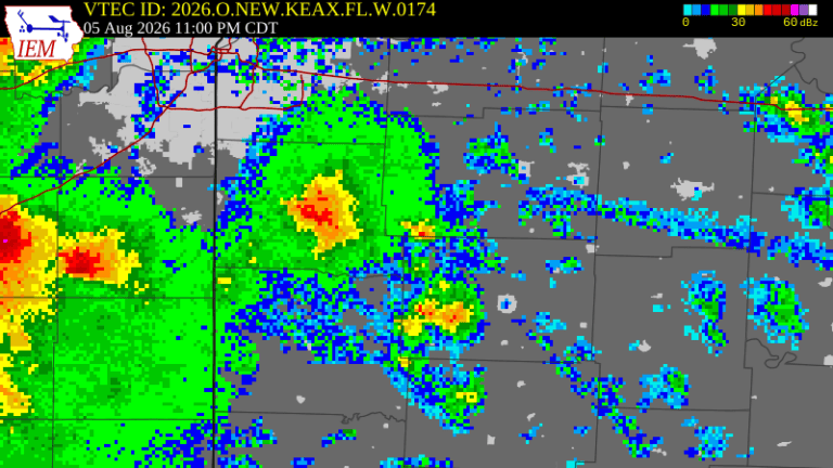 Flood Warning Issued for Cass County & 2 Surrounding Counties, MO
