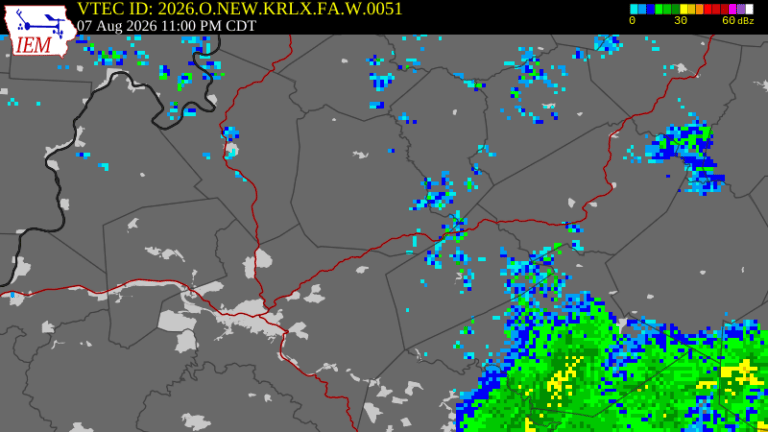Flood Warning Issued for Calhoun County & Roane County, WV