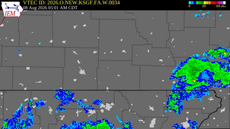 Flood Warning Issued for Howell County & 2 Surrounding Counties, MO