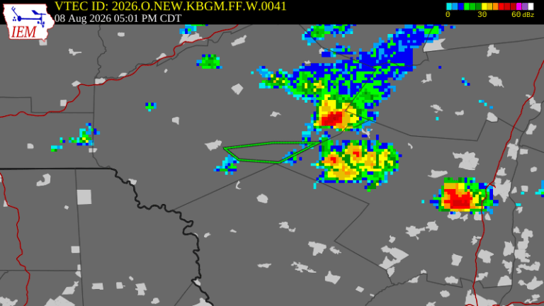 Flash Flood Warning Issued for Delaware County, NY