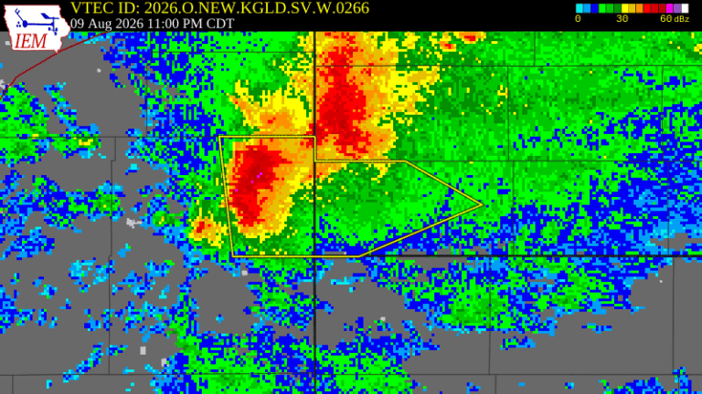 Severe Thunderstorm Warning Issued for Yuma County, CO & Dundy County, NE