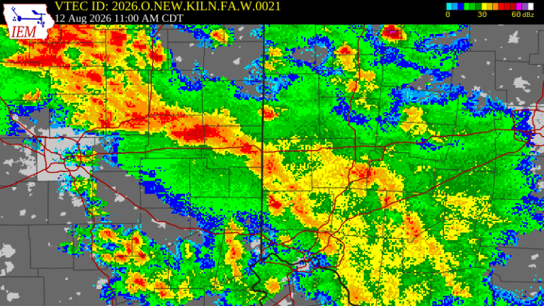 Flood Warning Issued for Dearborn County, IN & 8 Surrounding Counties